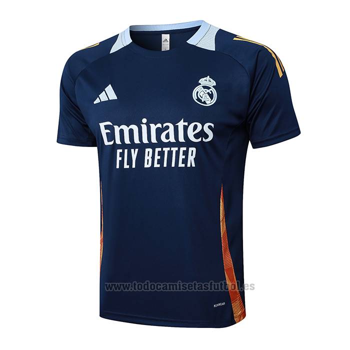 Chandal del Real Madrid Manga Corta 2024-2025 Azul - Pantalon Corto